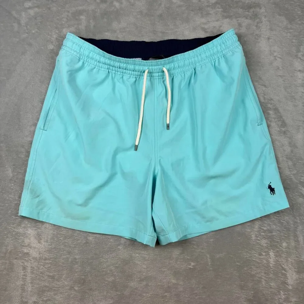 Polo-ralph-lauren Men's Blue Swim-briefs-shorts
